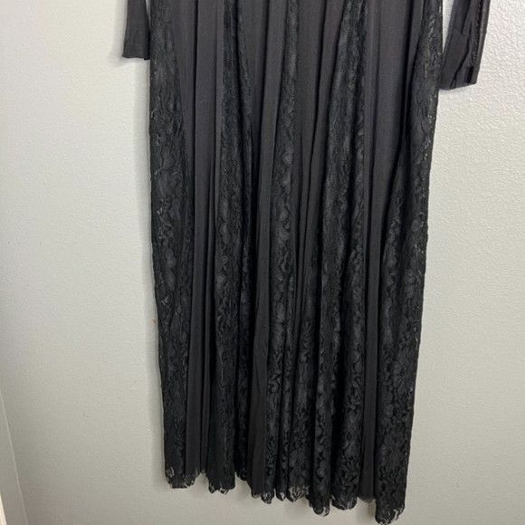 Witchy Gothic Lace Slip Maxi Dress We Are HAH Free People - Picture 4 of 11